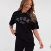 Yoga Oversized T-Shirt - Black 12 Yoga Oversized T-Shirt - Black -Blakely Clothing Store 2619YBlack 01D