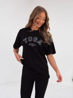 Yoga Oversized T-Shirt - Black