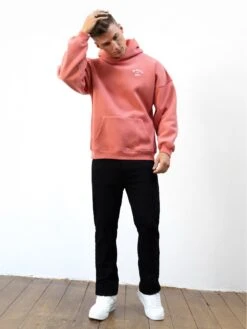 NYC Relaxed Hoodie - Coral -Blakely Clothing Store 2620TCORAL01D