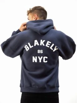 NYC Relaxed Hoodie - True Navy 10 NYC Relaxed Hoodie - True Navy -Blakely Clothing Store 2620TNAVY04D