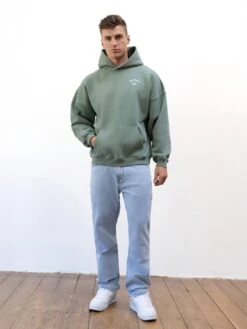 NYC Relaxed Hoodie - Sage Green -Blakely Clothing Store 2620TSAGE02D