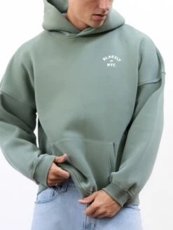 NYC Relaxed Hoodie - Sage Green -Blakely Clothing Store 2620TSAGE05D