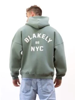 NYC Relaxed Hoodie - Sage Green -Blakely Clothing Store 2620TSAGE06LEADD
