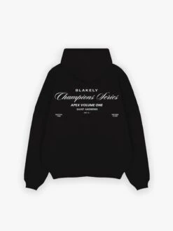 Champions Relaxed Hoodie - Black 8 Champions Relaxed Hoodie - Black -Blakely Clothing Store 2621TBLACK03D