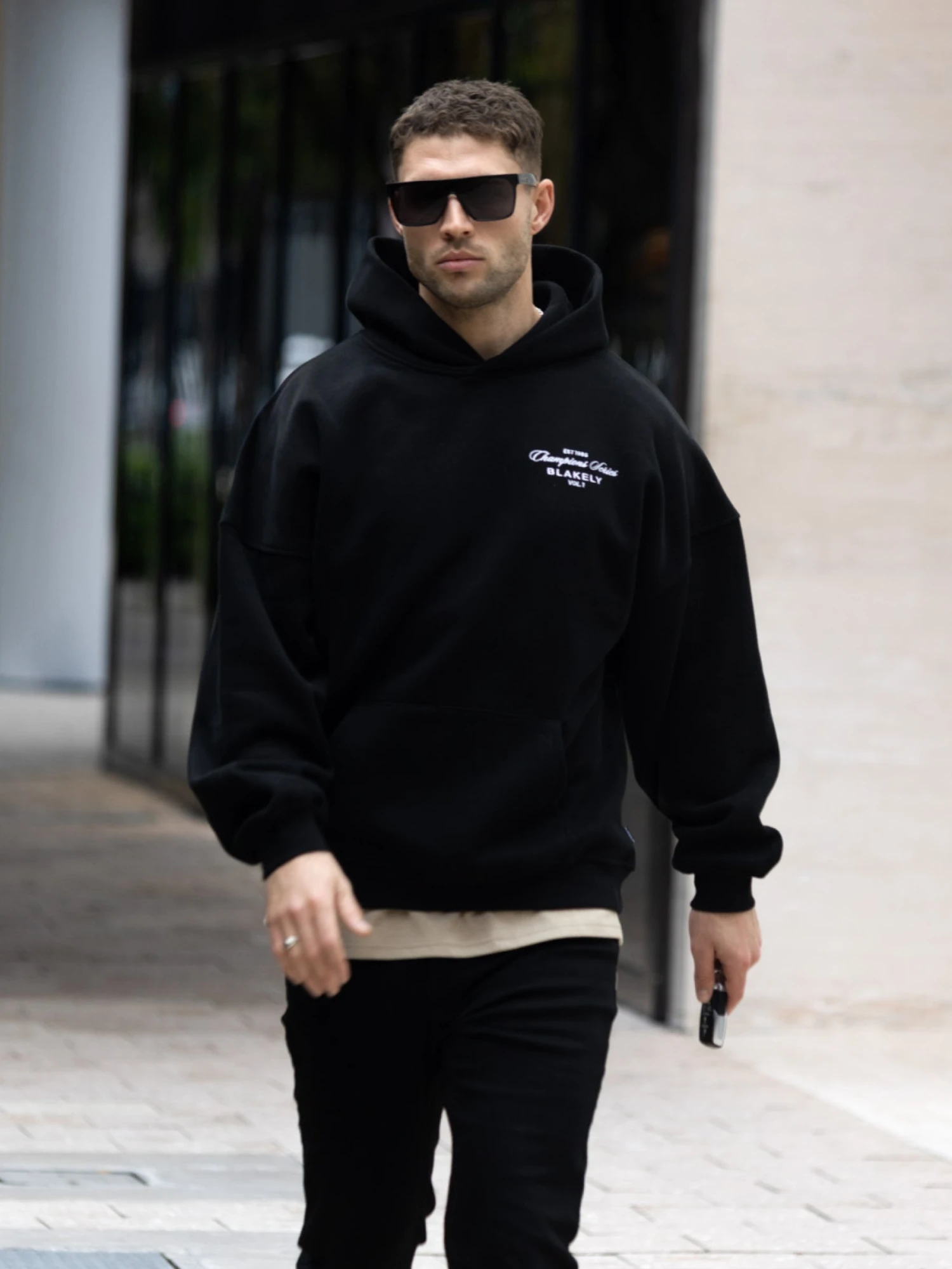 Champions Relaxed Hoodie - Black 2 Champions Relaxed Hoodie - Black - Image 2