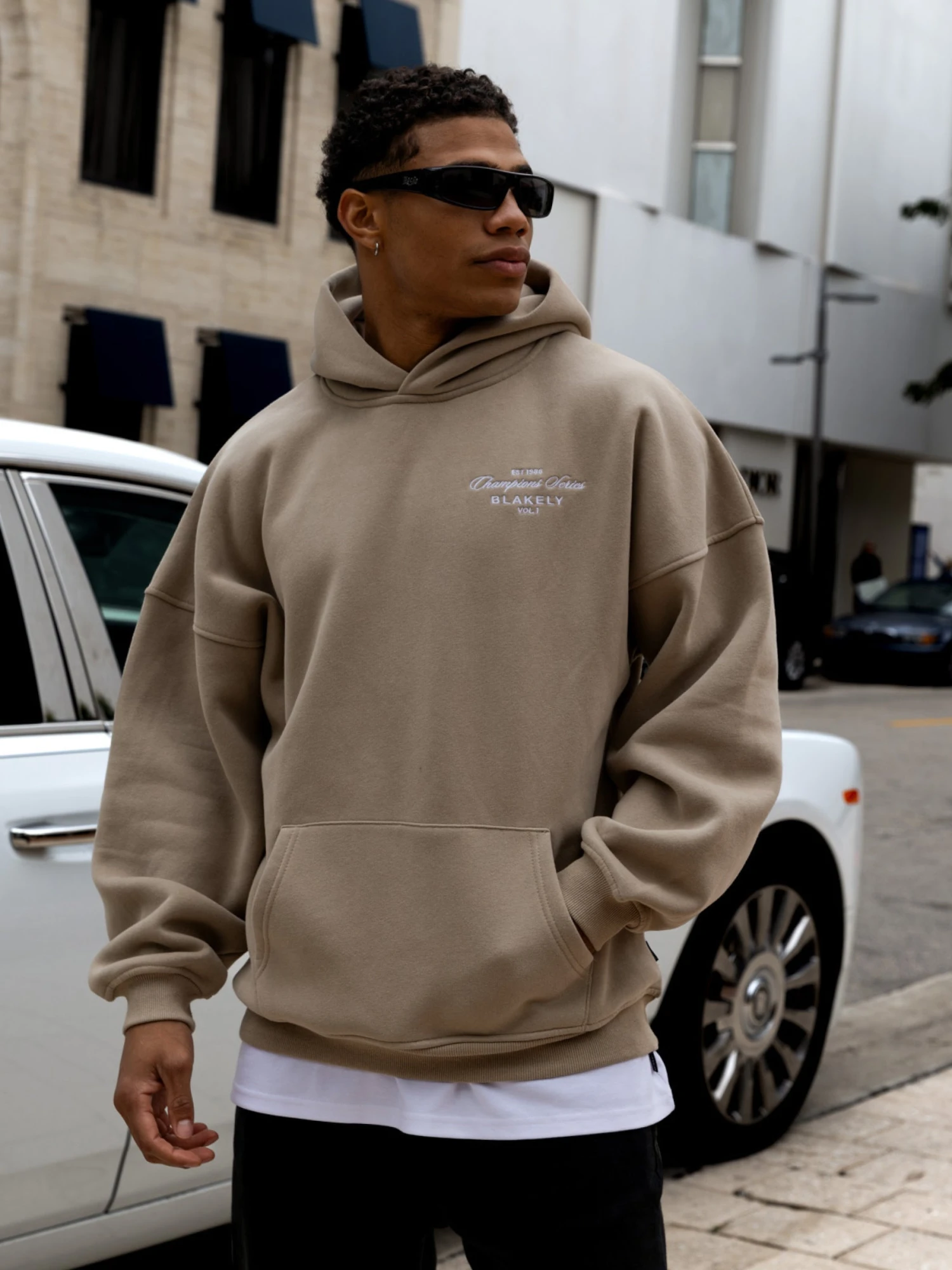 Champions Relaxed Hoodie - Washed Khaki 2 Champions Relaxed Hoodie - Washed Khaki - Image 2