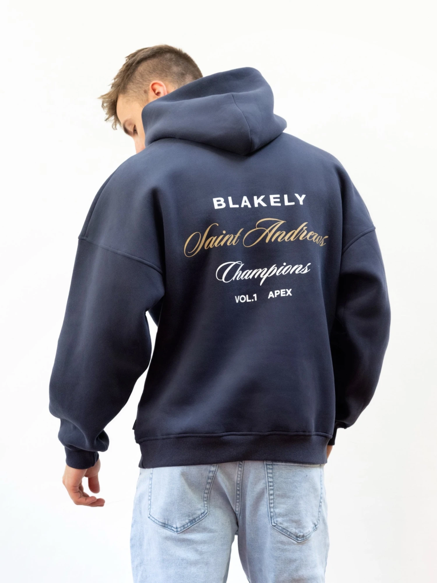 Champions Legacy Relaxed Hoodie - True Navy 5 Champions Legacy Relaxed Hoodie - True Navy - Image 5