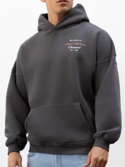 Legacy Relaxed Hoodie - Charcoal -Blakely Clothing Store 2623MCharcoal03D