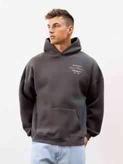 Legacy Relaxed Hoodie - Charcoal