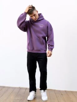 Legacy Relaxed Hoodie - Mid Purple 8 Legacy Relaxed Hoodie - Mid Purple -Blakely Clothing Store 2623MPURPLE 04D