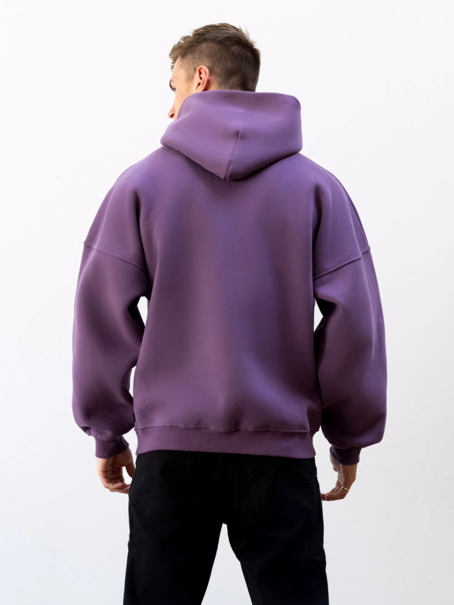 Legacy Relaxed Hoodie - Mid Purple 6 Legacy Relaxed Hoodie - Mid Purple - Image 6