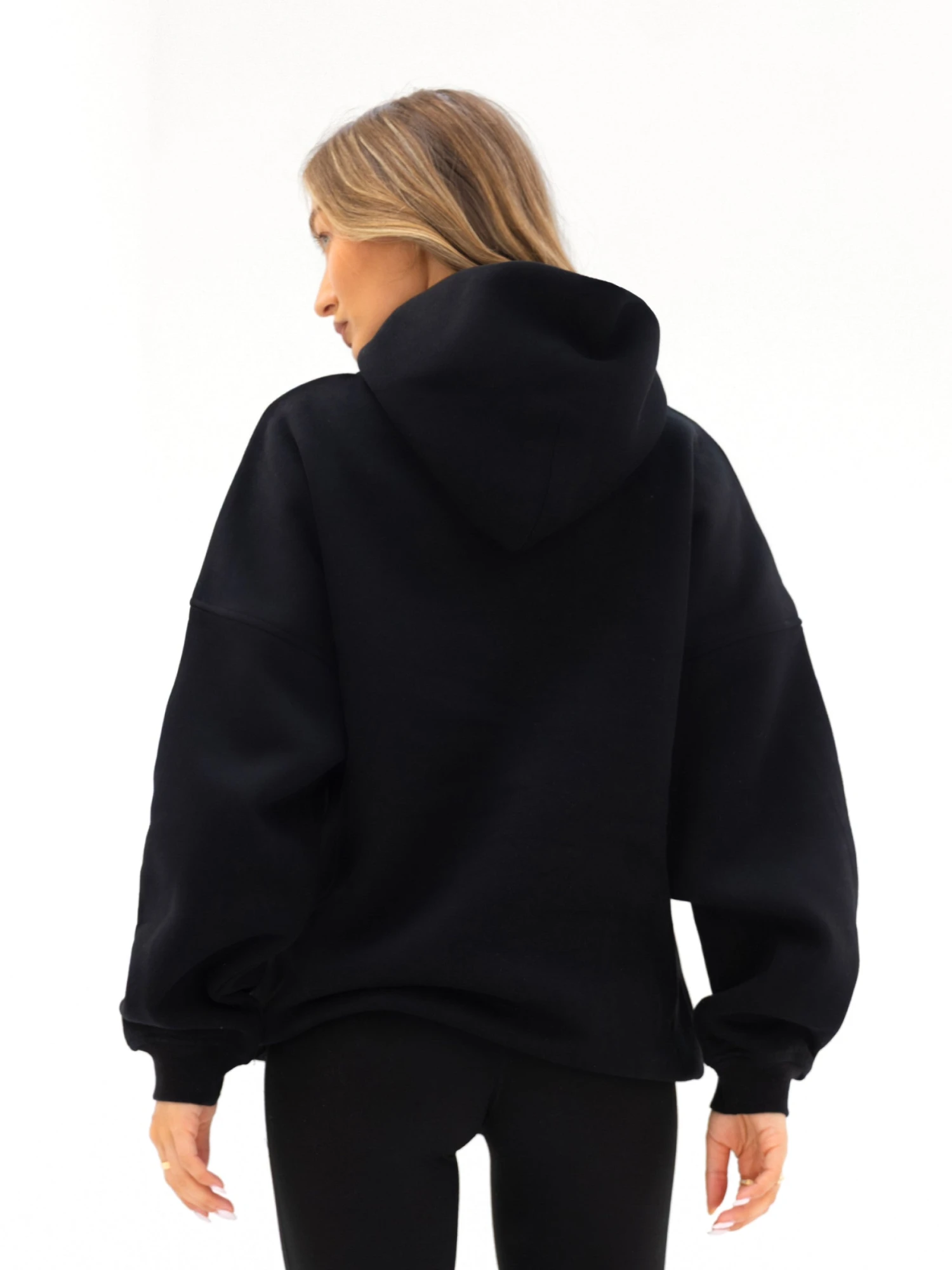 Offset Oversized Hoodie - Black 4 Offset Oversized Hoodie - Black - Image 4