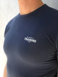 Training Stretch T-Shirt - Navy -Blakely Clothing Store 2632TNavy 03D