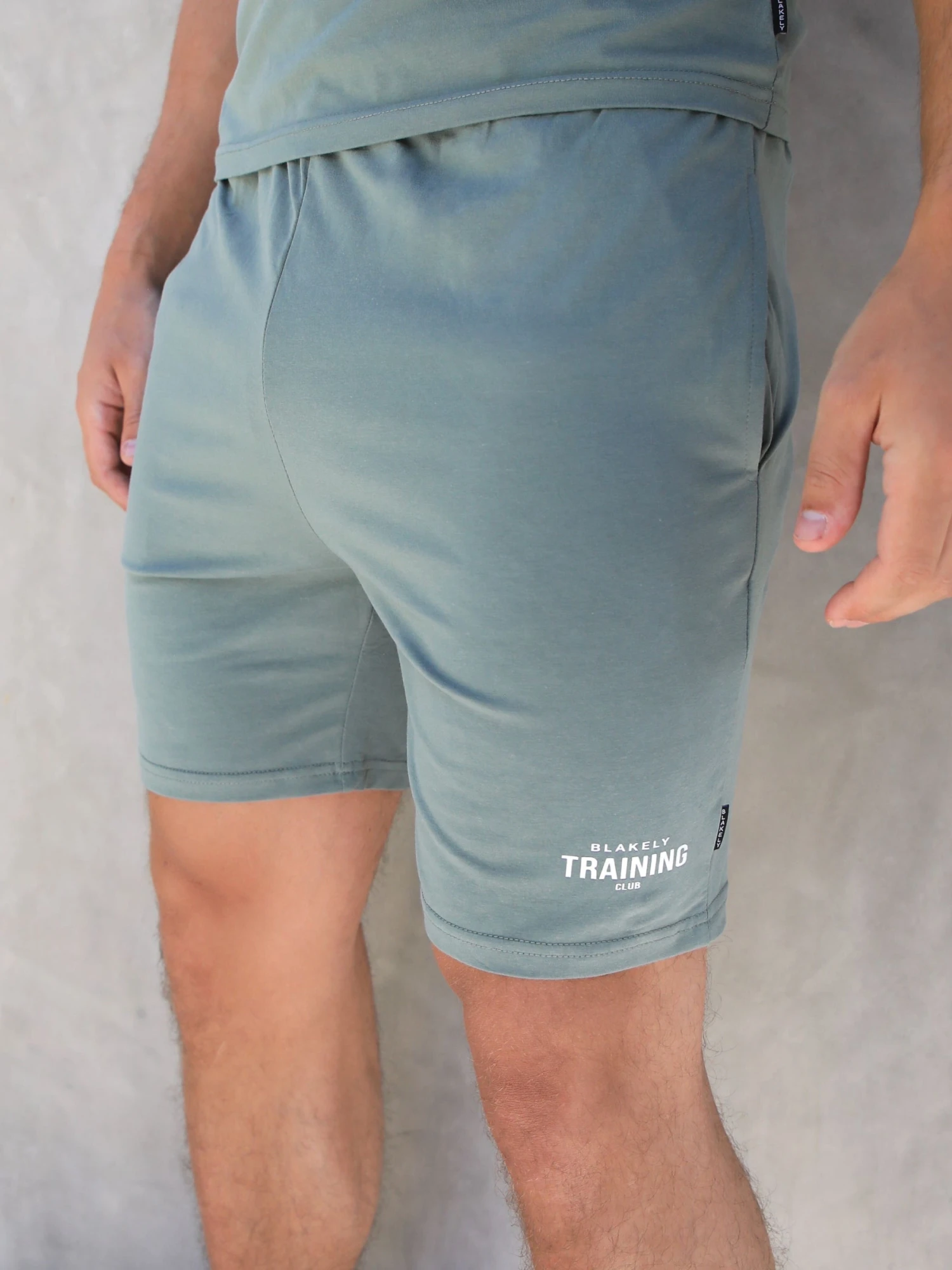 Training Stretch Shorts - Sage Green 1 Training Stretch Shorts - Sage Green