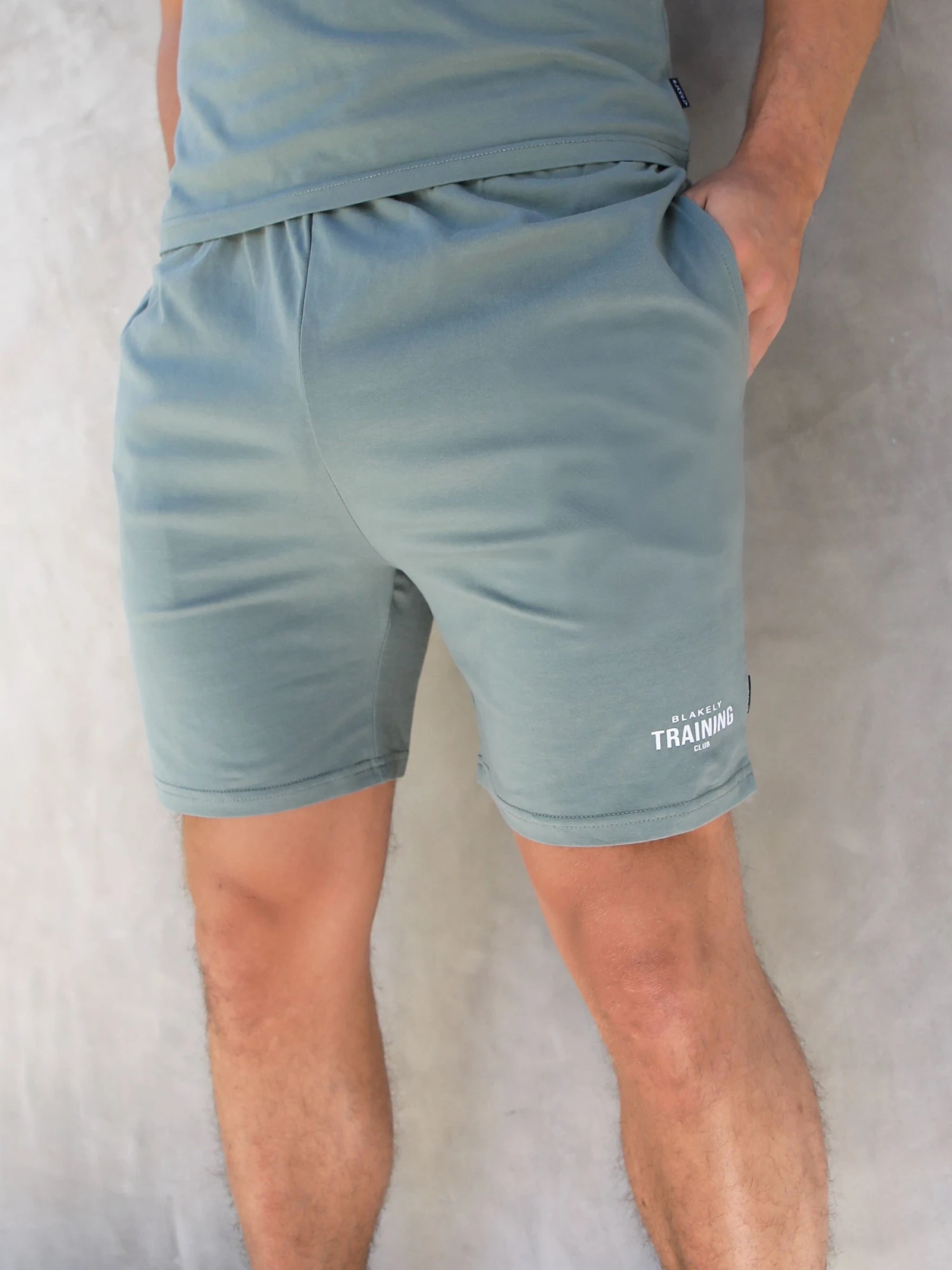 Training Stretch Shorts - Sage Green 3 Training Stretch Shorts - Sage Green - Image 3