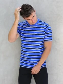 Alban Relaxed T-Shirt - Blue -Blakely Clothing Store 2635Blue 02D