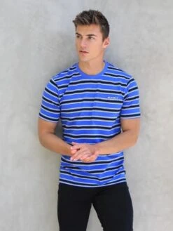 Alban Relaxed T-Shirt - Blue -Blakely Clothing Store 2635Blue 04LEADD