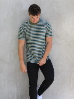 Alban Relaxed T-Shirt - Green -Blakely Clothing Store 2635Green 02D