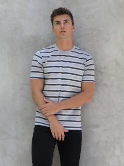 Alban Relaxed T-Shirt - Grey 8 Alban Relaxed T-Shirt - Grey -Blakely Clothing Store 2635Grey 01D