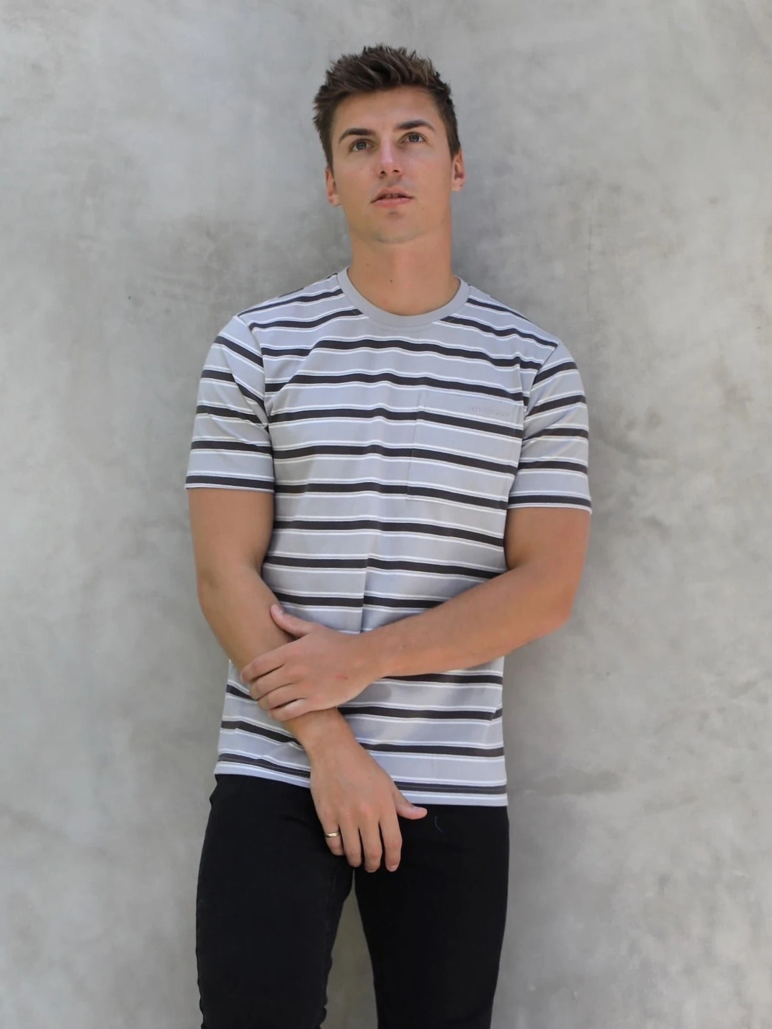 Alban Relaxed T-Shirt - Grey 3 Alban Relaxed T-Shirt - Grey - Image 3