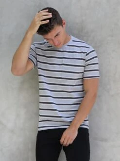 Alban Relaxed T-Shirt - Grey 10 Alban Relaxed T-Shirt - Grey -Blakely Clothing Store 2635Grey 03D