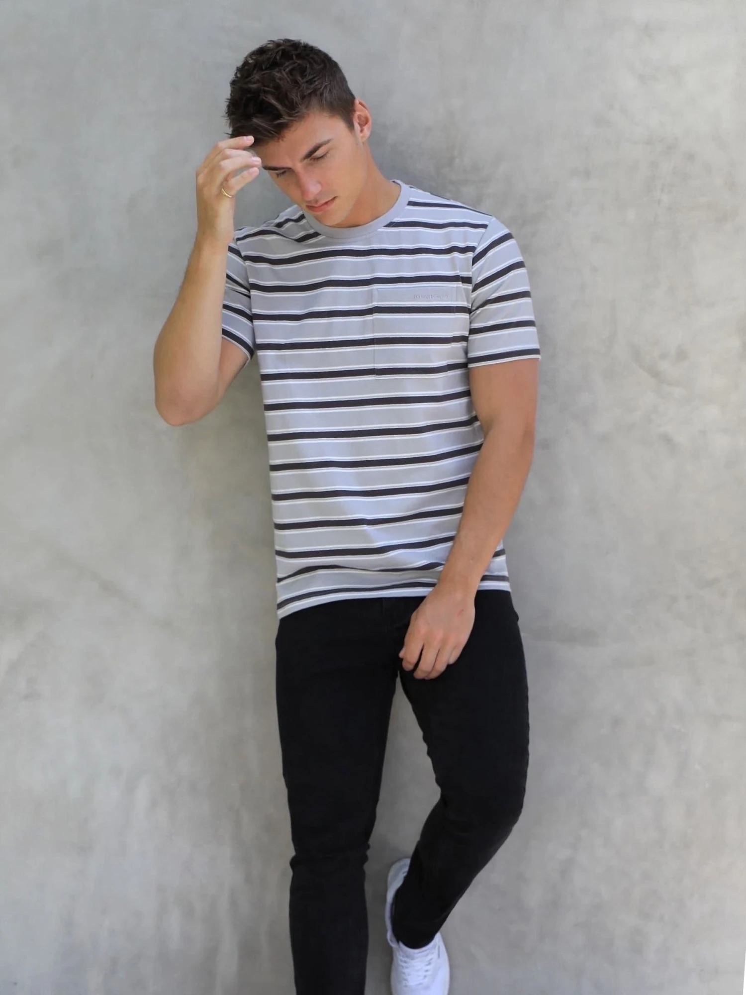 Alban Relaxed T-Shirt - Grey 6 Alban Relaxed T-Shirt - Grey - Image 6