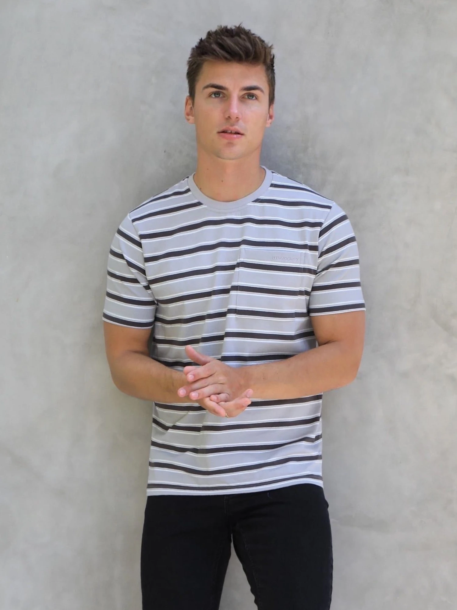 Alban Relaxed T-Shirt - Grey 1 Alban Relaxed T-Shirt - Grey