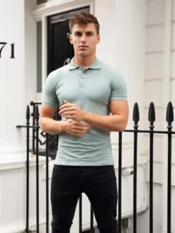 Ryton Soft Polo - Mint Green -Blakely Clothing Store 2639Green2 03D