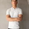 Ryton Soft Polo - Marl White Slim Fit Men's Polo Shirt -Blakely Clothing Store 2639MarlWhite 05LEADD