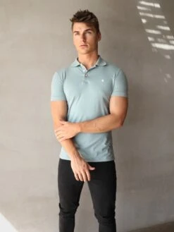 Ryton Soft Polo - Mint Green -Blakely Clothing Store 2639Sage 02D