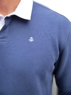 Hudson Polo Sweatshirt - Navy -Blakely Clothing Store 2642Navy 03D