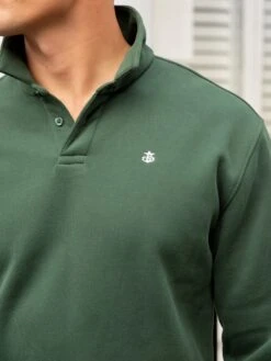 Otley Collared Jumper - Green 9 Otley Collared Jumper - Green -Blakely Clothing Store 2643Green 03D