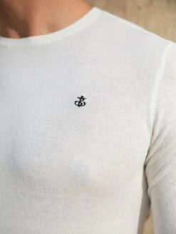 Sudbury Knitted Jumper - Off White -Blakely Clothing Store 2645OffWhite 06D