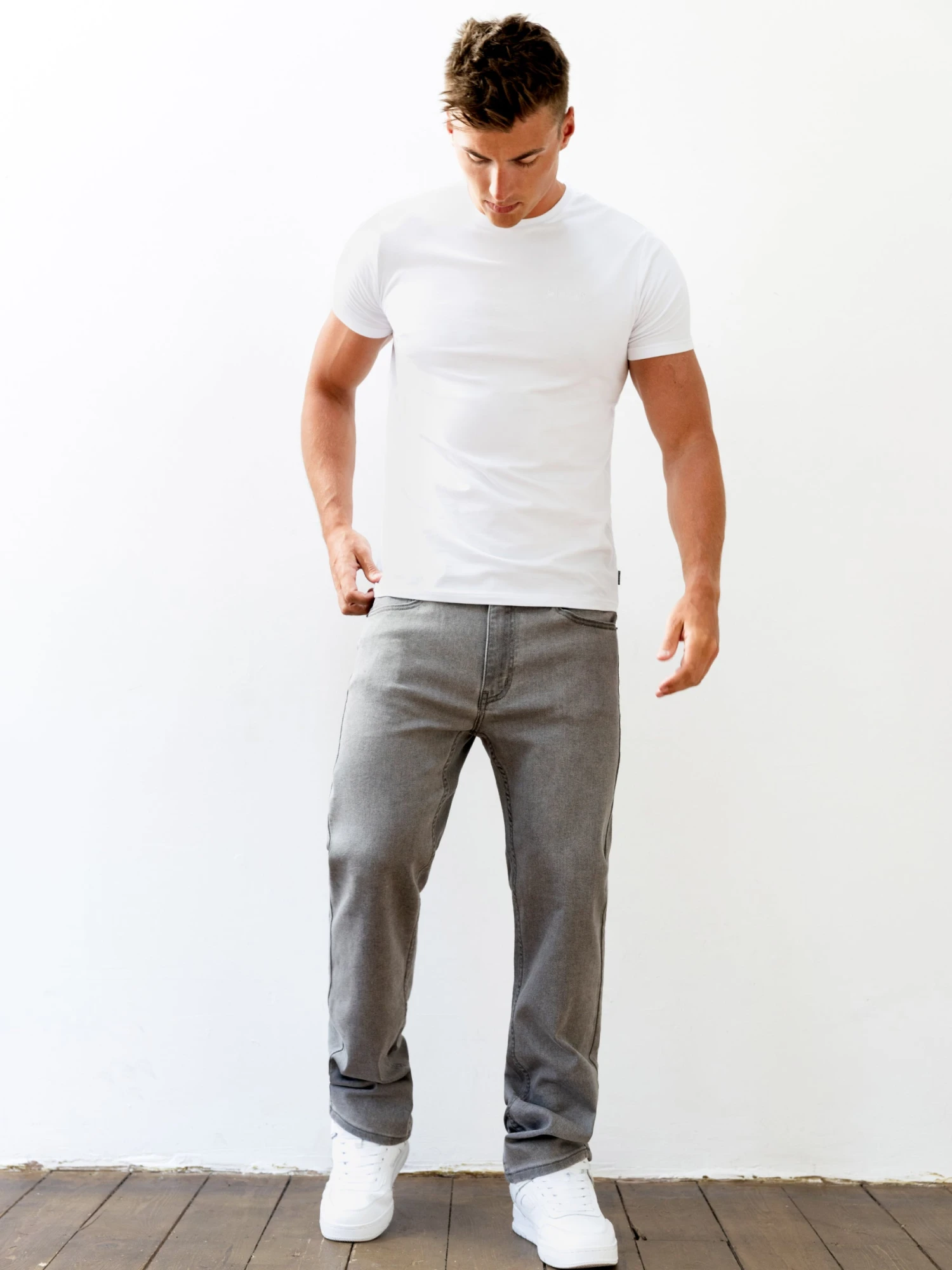 Vol.13 Straight Jeans - Grey 3 Vol.13 Straight Jeans - Grey - Image 3