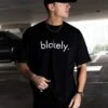 Logo Unfitted T-Shirt - Black -Blakely Clothing Store 2670IMBLACKLEADD