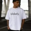 Logo Unfitted T-Shirt - White -Blakely Clothing Store 2670IMWHITELEADD