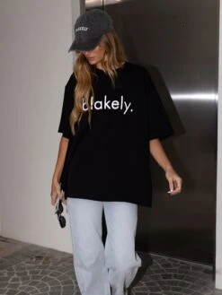Logo Ultra Oversized T-Shirt - Black -Blakely Clothing Store 2670IWBLACKD 1