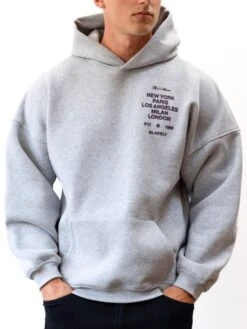 Apex 610 Relaxed Hoodie - Marl Grey -Blakely Clothing Store 2670MARLGREY03D