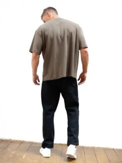CB Studios Mercer Unfitted T-Shirt - Khaki Brown -Blakely Clothing Store 2671IMKHAKIGREY03D