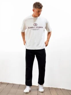 Mercer Unfitted T-Shirt - Marl White -Blakely Clothing Store 2671IMMARLWHITE03D