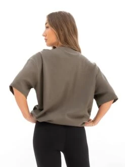 Madison Ultra Oversized T-Shirt - Khaki Brown -Blakely Clothing Store 2671SAFARIGREEN01D