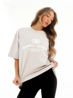 Madison Ultra Oversized T-Shirt - Dune -Blakely Clothing Store 2671TAN03D