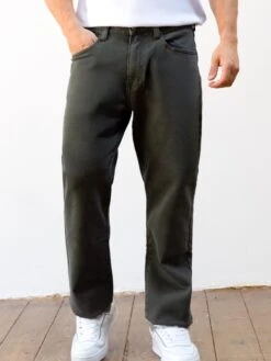 Vol.15 Loose Fitting Jeans - Khaki