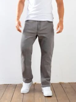 Vol.15 Loose Fitting Jeans - Grey 8 Vol.15 Loose Fitting Jeans - Grey -Blakely Clothing Store 2675 1grey02D