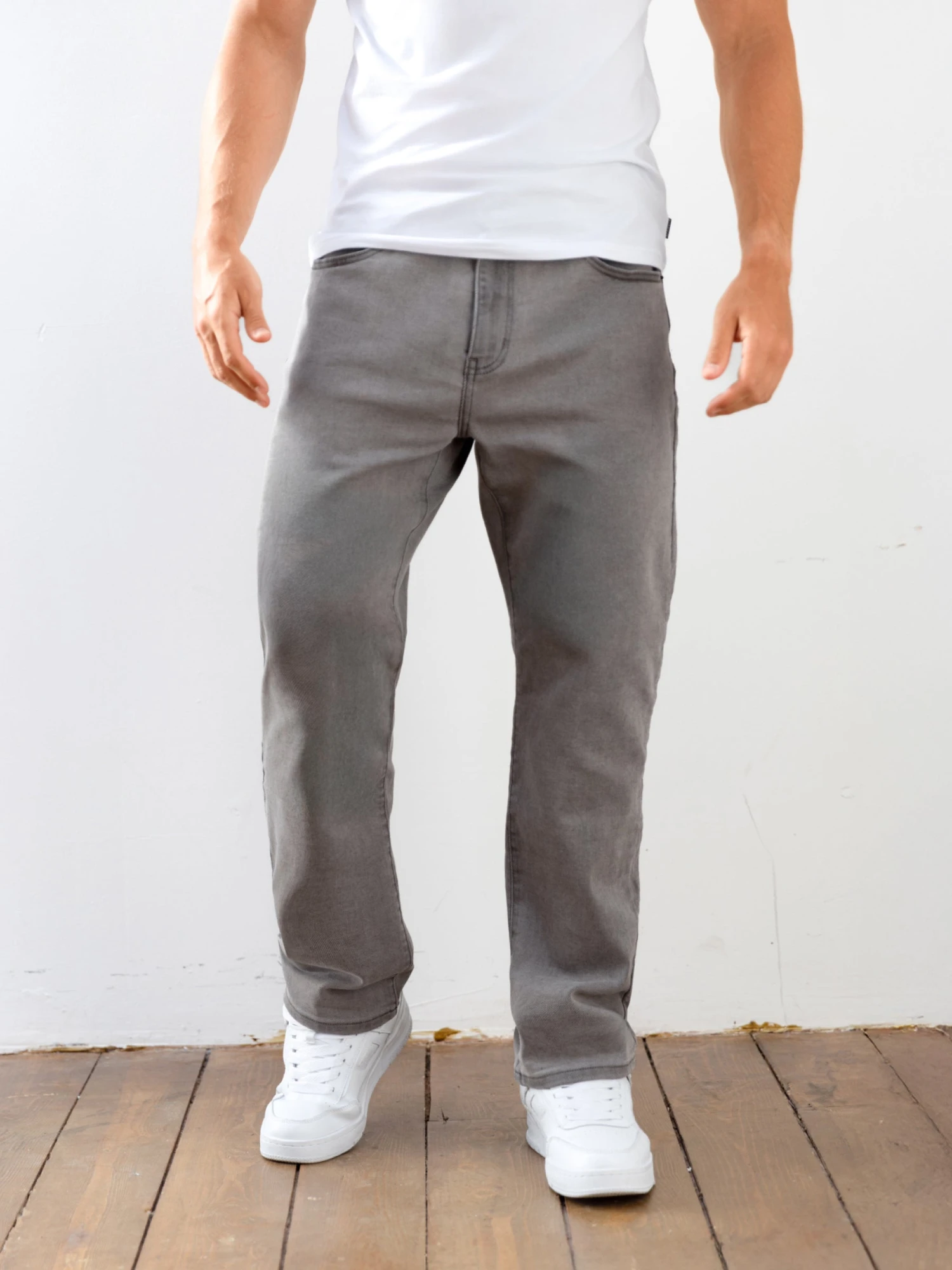 Vol.15 Loose Fitting Jeans - Grey 4 Vol.15 Loose Fitting Jeans - Grey - Image 4