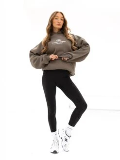 Madison Oversized Hoodie - Khaki Brown 8 Madison Oversized Hoodie - Khaki Brown -Blakely Clothing Store 2682SAFARIGREEN04D