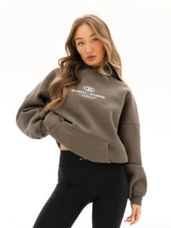 Madison Oversized Hoodie - Khaki Brown 7 Madison Oversized Hoodie - Khaki Brown -Blakely Clothing Store 2682SAFARIGREEN05D