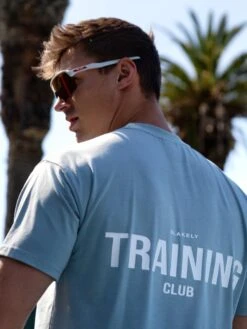 Relaxed Training T-Shirt - Light Blue -Blakely Clothing Store 2686TBlue 07D