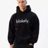 Logo Relaxed Hoodie - Black 15 Logo Relaxed Hoodie - Black -Blakely Clothing Store 2693IMBLACKLEADD
