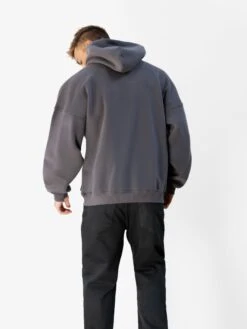 Blakely Logo Relaxed Hoodie - Charcoal -Blakely Clothing Store 2693IMCHARCOALD 4